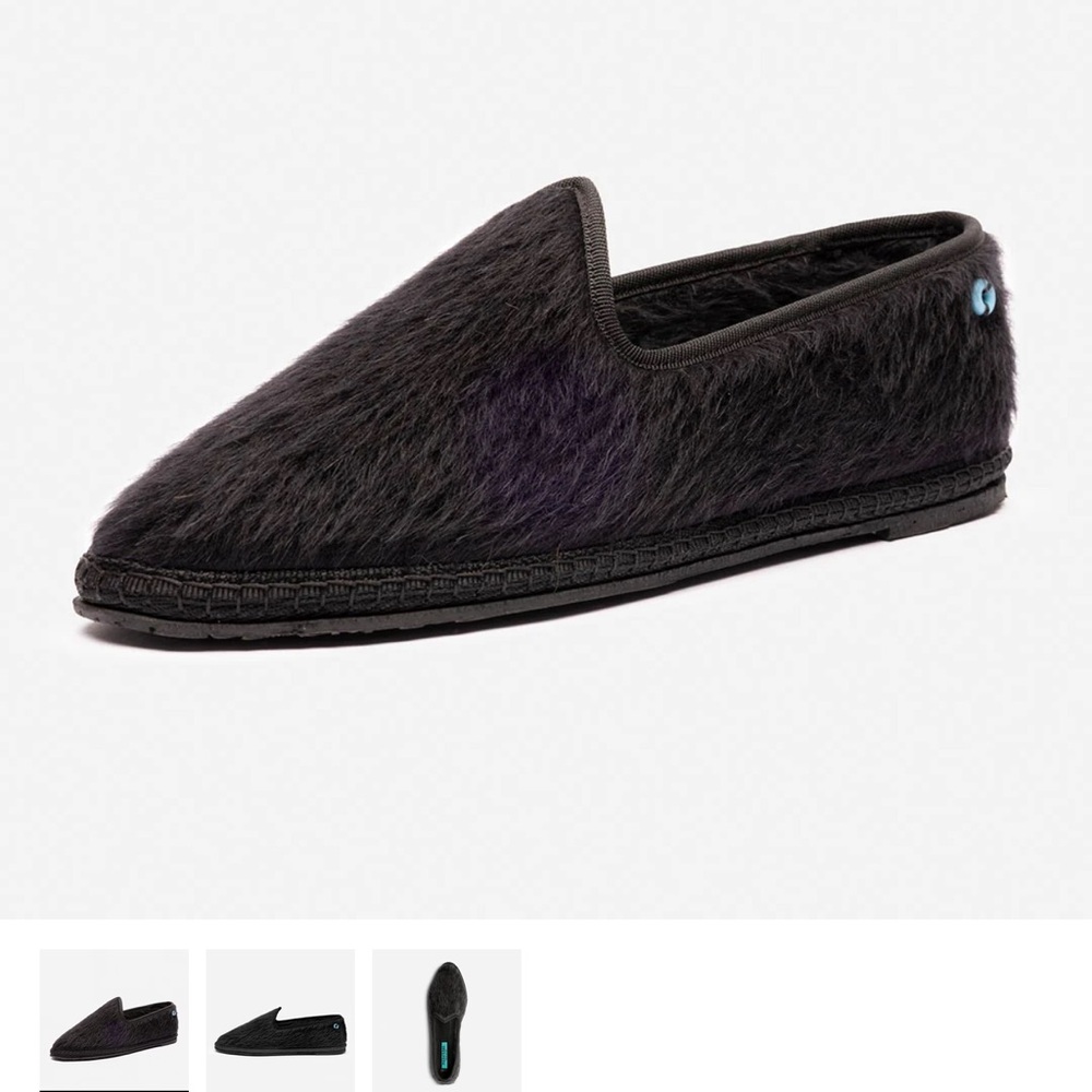 Piedaterre Venezia Wilde Nero Alpaca loafers NWT size 41